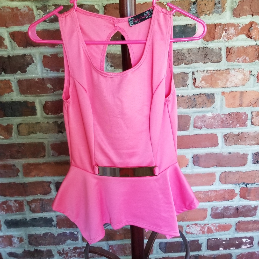 Body Central peplum tank top